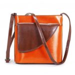 Small Orange and Brown Crossbody Bag (LS1016) | Handbags