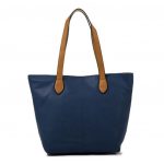Small Navy Shopper Bag (LS837) | Handbags