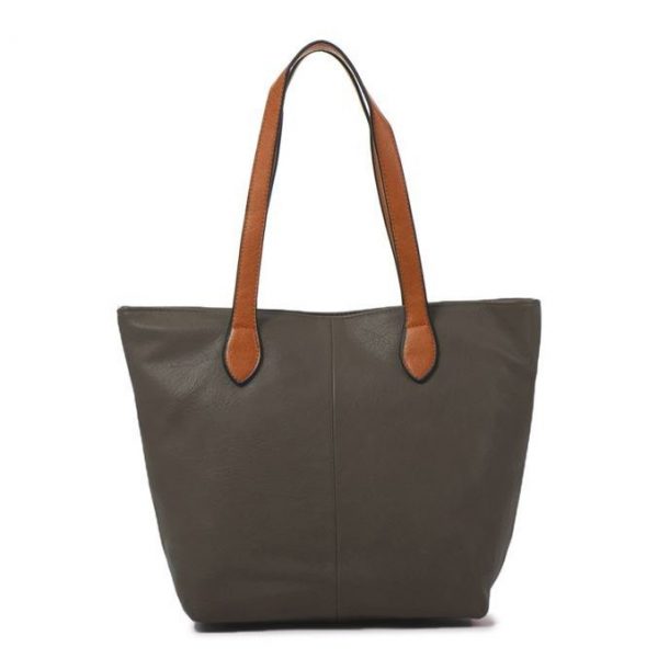 Small Grey Shopper Bag (LS808) | Handbags
