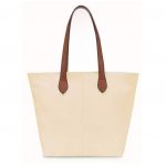 Small Beige Shopper Bag (LS622) | Handbags