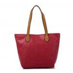 Small Red Shopper Bag (LS612) | Handbags