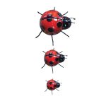Set of 3 Metal Ladybirds | Homeware Gifts | Handmade Gifts