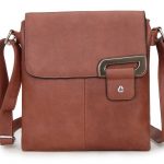Brown Shoulder/Crossbody Bag (LS466) | Italian Leather Bags