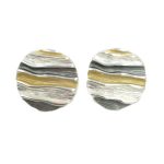 3 Tone Earrings (G336) | Silver Plated Jewellery