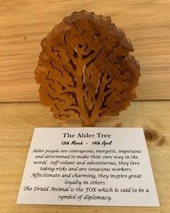 Alder Birthday Tree Small 18th March-14th April | Homeware Gifts | Handmade Gifts