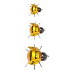 Set of 3 Metal Bumble Bees