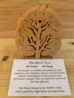 Birch Birthday Tree Small 24th December - 20th January | Homeware Gifts | Handmade Gifts