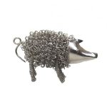Silver Wiggle Piglet | Unusual Gift Ideas | Homeware Gifts | Handmade Gifts