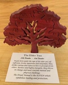 Elder Birthday Tree Large 25th November-23rd December | Homeware Gifts | Handmade Gifts