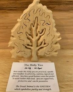 Holly Birthday Tree Large 8th July - 4th August | Homeware Gifts | Handmade Gifts
