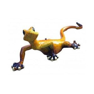 Yellow Speckled Ceramic Gecko | Homeware Gifts | Handmade Gifts