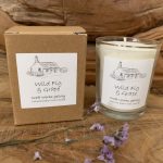 Natural wax votive candle