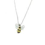 enamelled bee necklace | Silver Jewellery