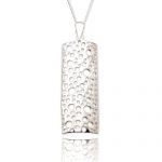 Sterling silver oblong necklace | Pendant | Silver Jewellery