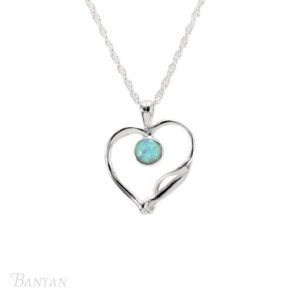 Silver heart pendant | Silver Jewellery