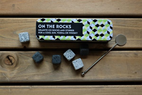 Granite Ice Cubes in Tin | Unusual Gifts
