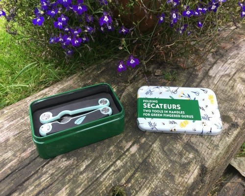 Secateurs in tin | Unusual Gifts