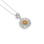 Sunflower necklace