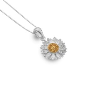 Sunflower necklace | Silver Jewellery