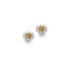 Sunflower stud earrings | Silver Jewellery