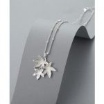 Maple leaf necklace G872