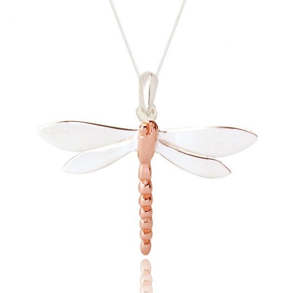 Dragonfly Necklace - Silver – Home Treasures & More