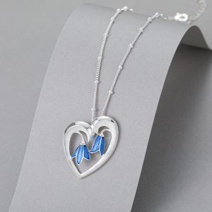 Bluebell Heart necklace