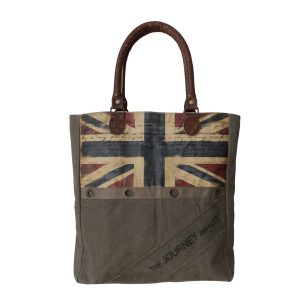 Recycled canvas shopper
