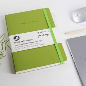 Releather notebook green