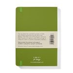 Recycled leather notebook greenVE020b