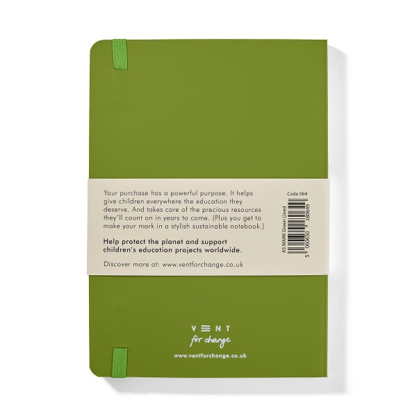 Releather notebook green