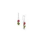 Rose bud earrings SV013