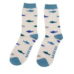 Men's bamboo socks shark