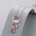 Rose gold plated necklace G1242