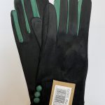 Black/teal gloves (ES041)