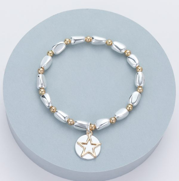 Star drop bracelet
