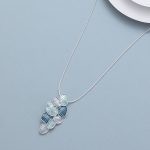 silver plated necklace G1333